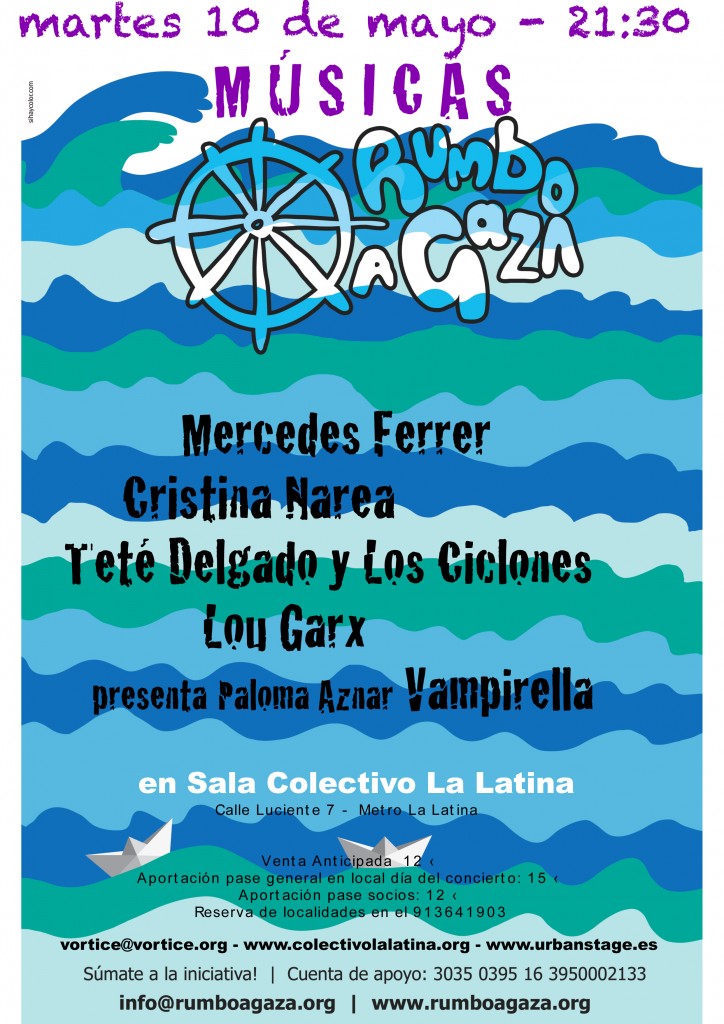 Cartel músicas en Madrid